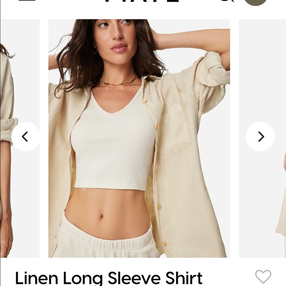 MATE The Label Linen Long Sleeve Shirt - Picture 2 of 8